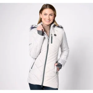 ActionHeat Women's 5V Heated Puffer Jacket w/ Faux Fur Hood - a world of fashionable women's clothing, including a wide selection of dresses and trendy accessories.> Hat