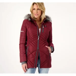 ActionHeat Women's 5V Heated Puffer Jacket with Faux Fur Hood - a world of fashionable women's clothing, including a wide selection of dresses and trendy accessories.> Hat
