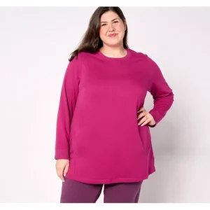Active Crew Neck Long Sleeve Tunic - a world of fashionable women's clothing, including a wide selection of dresses and trendy accessories.> Hat
