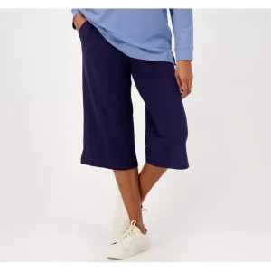 Active French Terry Capri Wide Leg with Side Slit - a world of fashionable women's clothing, including a wide selection of dresses and trendy accessories.> Hat