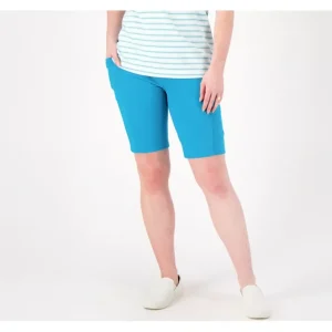 Fashion<Active French Terry Petite Pull On Short - a world of fashionable women's clothing, including a wide selection of dresses and trendy accessories.