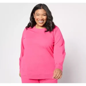 Fashion<Active French Terry Pleat Sleeve Pullover - a world of fashionable women's clothing, including a wide selection of dresses and trendy accessories.