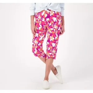 Fashion<Active French Terry Pull On Capri Pant - a world of fashionable women's clothing, including a wide selection of dresses and trendy accessories.