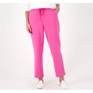 Fashion<Active French Terry Regular Pull-On Ankle Pants - a world of fashionable women's clothing, including a wide selection of dresses and trendy accessories.
