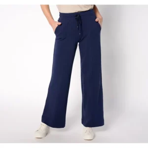 Fashion<Active French Terry Regular Wide Leg Pant - a world of fashionable women's clothing, including a wide selection of dresses and trendy accessories.