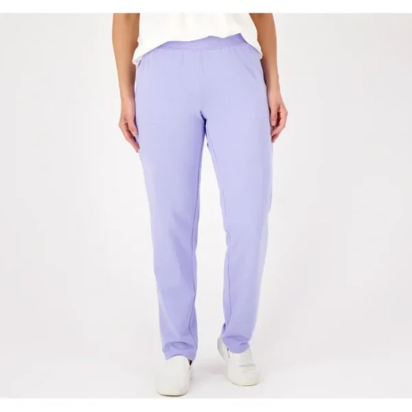 Fashion<Active French Terry Straight Leg Pant - a world of fashionable women's clothing, including a wide selection of dresses and trendy accessories.