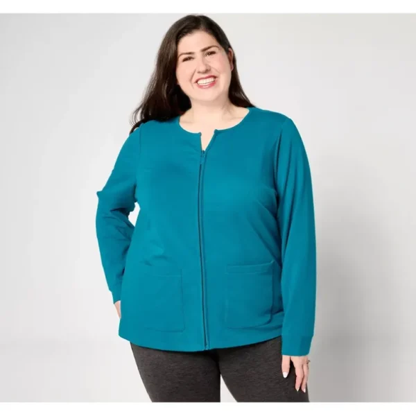 Active French Terry Zip Front Jacket - a world of fashionable women's clothing, including a wide selection of dresses and trendy accessories.> Hat