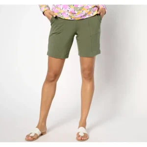Active Petite French Terry Short w/ Rib Details - a world of fashionable women's clothing, including a wide selection of dresses and trendy accessories.> Hat