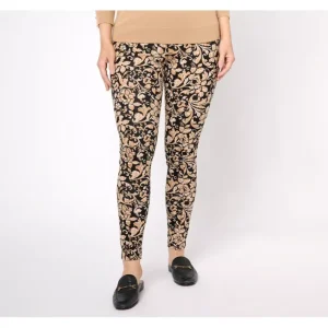 Fashion<Active Petite Printed Duo Stretch Legging with Pintuck - a world of fashionable women's clothing, including a wide selection of dresses and trendy accessories.