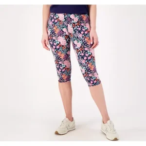 Fashion<Active Printed Duo Stretch Capri Leggings - a world of fashionable women's clothing, including a wide selection of dresses and trendy accessories.