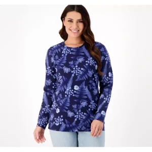 Fashion<Active Printed French Terry Round Neck Pullover - a world of fashionable women's clothing, including a wide selection of dresses and trendy accessories.
