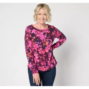 Active Printed Jersey Long Sleeve Top - a world of fashionable women's clothing, including a wide selection of dresses and trendy accessories.> Hat