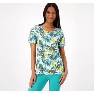 Fashion<Active Printed Lightweight Jersy Top - a world of fashionable women's clothing, including a wide selection of dresses and trendy accessories.
