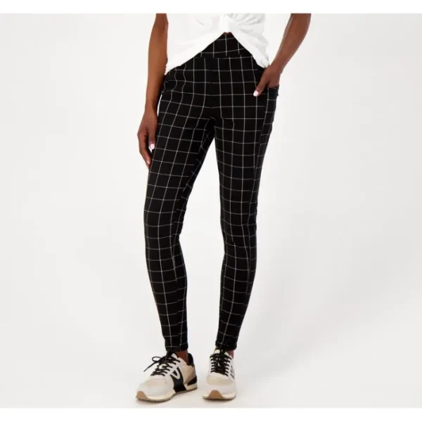 Fashion<Active Printed or Solid Duo Stretch Regular Pant w/ Pocket - a world of fashionable women's clothing, including a wide selection of dresses and trendy accessories.