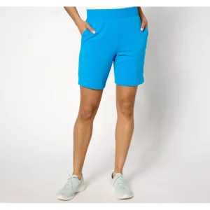 Active Reg French Terry Short with Rib Details - a world of fashionable women's clothing, including a wide selection of dresses and trendy accessories.> Hat