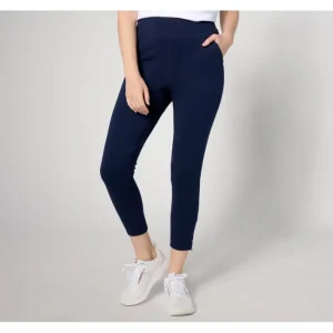 Fashion<Active Regular Duo Stretch Crop Leg Pant with Zipper - a world of fashionable women's clothing, including a wide selection of dresses and trendy accessories.