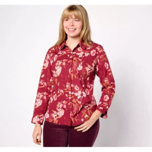 Dresses<Adaptive Classic Tunic Shirt with Rounded Hem - a world of fashionable women's clothing, including a wide selection of dresses and trendy accessories.