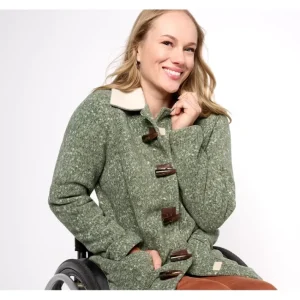 Fashion<Adaptive Heritage Fleece Bonded Jacket - a world of fashionable women's clothing, including a wide selection of dresses and trendy accessories.