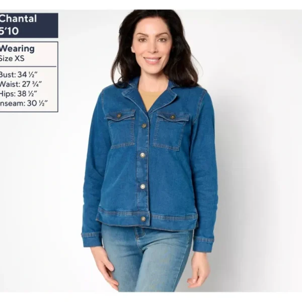 Adaptive Indigo Classic Denim Jacket With Pockets - a world of fashionable women's clothing, including a wide selection of dresses and trendy accessories.> Hat