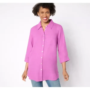 Adaptive Naturals Linen Blend Tunic - a world of fashionable women's clothing, including a wide selection of dresses and trendy accessories.> Hat