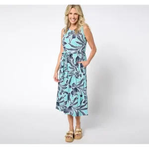 Adaptive Slub Jersey Tiered Midi Dress - a world of fashionable women's clothing, including a wide selection of dresses and trendy accessories.> Hat