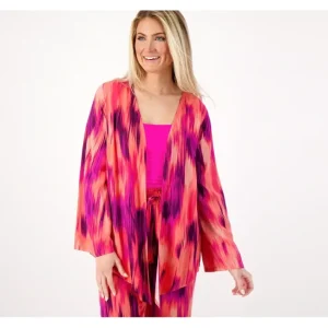 Fashion<AmberNoon II by Dr. Erum Ilyas UPF 30 Cascade Open Front Topper - a world of fashionable women's clothing, including a wide selection of dresses and trendy accessories.