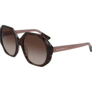 Anne Klein Women's Mocha Tortoise Oversized Geometric Sunglass - a world of fashionable women's clothing, including a wide selection of dresses and trendy accessories.> Hat