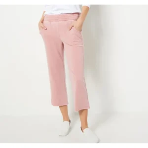 AnyBody Beach Wash French Terry Solid Cropped Pant - a world of fashionable women's clothing, including a wide selection of dresses and trendy accessories.> Hat