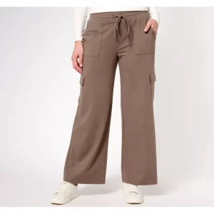 AnyBody Cozy Knit Wide Leg Cargo Pant - a world of fashionable women's clothing, including a wide selection of dresses and trendy accessories.> Hat