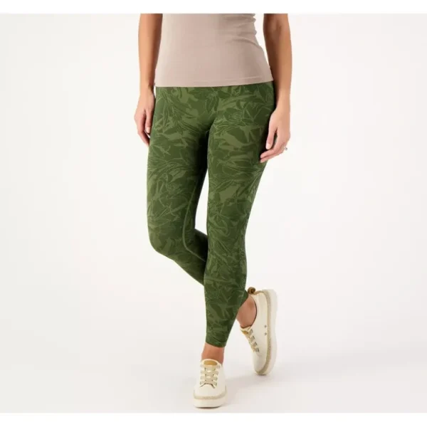 AnyBody Jacquard Smoothing Legging - a world of fashionable women's clothing, including a wide selection of dresses and trendy accessories.> Hat