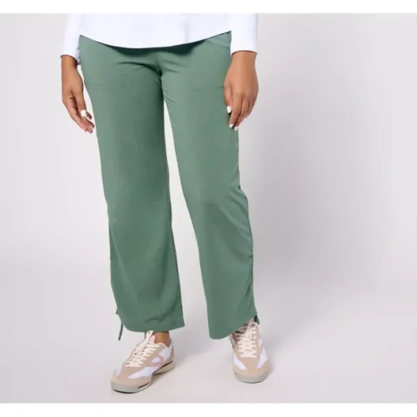 Shop All<AnyBody Lounge Cozy Knit Ruched Pant - a world of fashionable women's clothing, including a wide selection of dresses and trendy accessories.