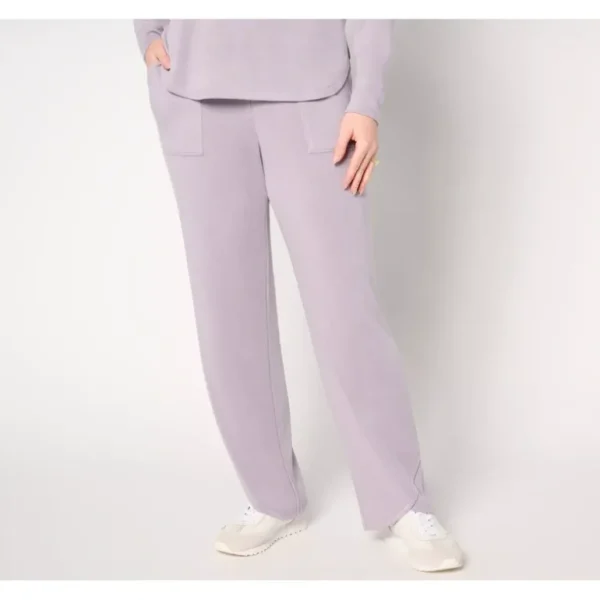AnyBody Petite Plush Knit Tulip Hem Pants with Pockets - a world of fashionable women's clothing, including a wide selection of dresses and trendy accessories.> Hat