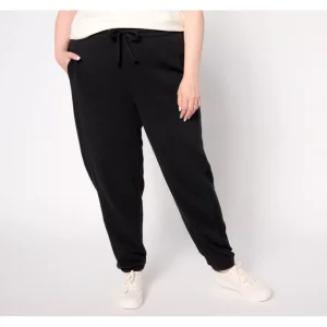 AnyBody Regular Brushed French Terry Sweatpant - a world of fashionable women's clothing, including a wide selection of dresses and trendy accessories.> Hat