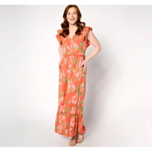 Dresses<AnyBody Regular Daydreamer Knit Maxi Dress - a world of fashionable women's clothing, including a wide selection of dresses and trendy accessories.