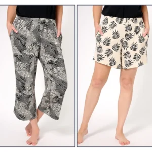 Fashion<AnyBody Regular Lush Jersey Set of 2 Pajama Bottoms - a world of fashionable women's clothing, including a wide selection of dresses and trendy accessories.