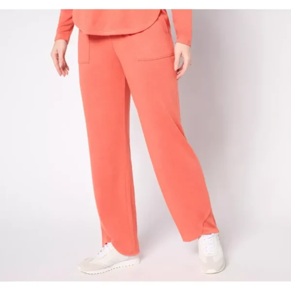 AnyBody Tall Plush Knit Tulip Hem Pants with Pockets - a world of fashionable women's clothing, including a wide selection of dresses and trendy accessories.> Hat