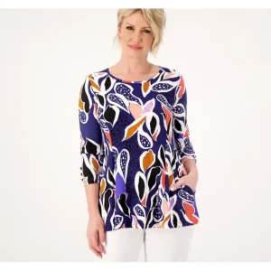 Fashion<Attitudes by Renee Como Jersey Ballet Tunic w/ Pocket - a world of fashionable women's clothing, including a wide selection of dresses and trendy accessories.