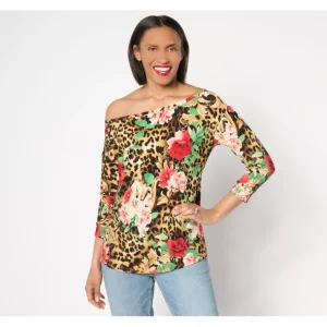 Attitudes by Renee Como Jersey On/Off The Shoulder Top - a world of fashionable women's clothing, including a wide selection of dresses and trendy accessories.> Hat