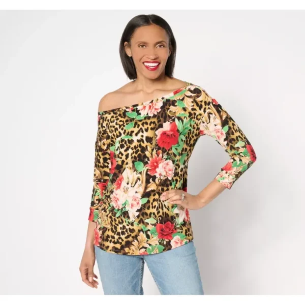 Attitudes by Renee Como Jersey On/Off The Shoulder Top - a world of fashionable women's clothing, including a wide selection of dresses and trendy accessories.> Hat