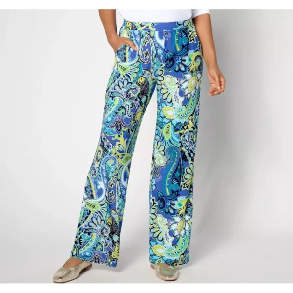 Fashion<Attitudes by Renee Como Jersey Petite Wide Leg Pants - a world of fashionable women's clothing, including a wide selection of dresses and trendy accessories.