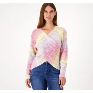 Attitudes by Renee Cross Front Cable Sweater - a world of fashionable women's clothing, including a wide selection of dresses and trendy accessories.> Hat