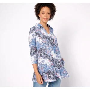Attitudes by Renee Global Illusions Casknit Tunic with Pockets - a world of fashionable women's clothing, including a wide selection of dresses and trendy accessories.> Hat