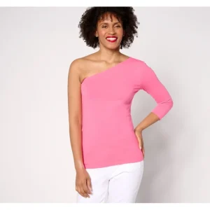 Attitudes by Renee One Shoulder Top - a world of fashionable women's clothing, including a wide selection of dresses and trendy accessories.> Hat