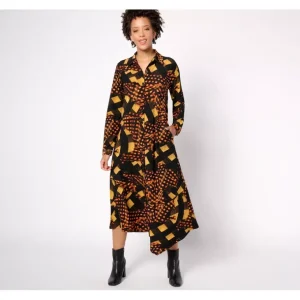Attitudes by Renee Pet. Como Jersey Plaid Button Front Midi Dress - a world of fashionable women's clothing, including a wide selection of dresses and trendy accessories.> Hat