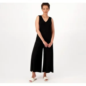Attitudes by Renee Petite Como Jersey Draped Jumpsuit - a world of fashionable women's clothing, including a wide selection of dresses and trendy accessories.> Hat