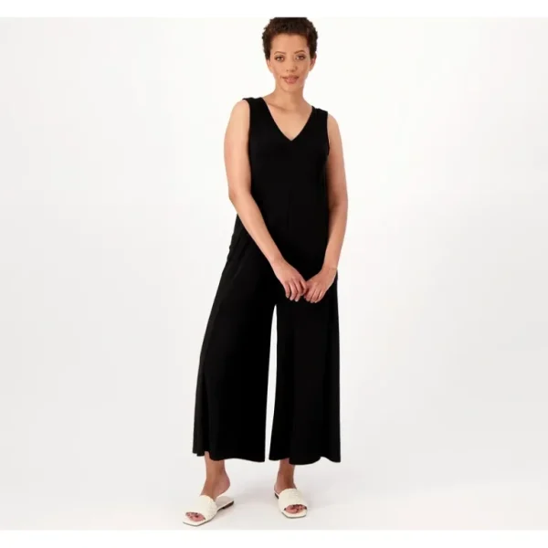Attitudes by Renee Petite Como Jersey Draped Jumpsuit - a world of fashionable women's clothing, including a wide selection of dresses and trendy accessories.> Hat
