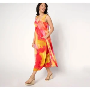 Dresses<Attitudes by Renee Regular Como Jersey and Mesh Maxi Dress - a world of fashionable women's clothing, including a wide selection of dresses and trendy accessories.