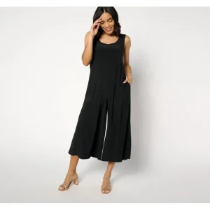 Attitudes by Renee Regular Como Jersey Crop Jumpsuit - a world of fashionable women's clothing, including a wide selection of dresses and trendy accessories.> Hat