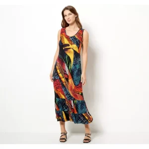 Attitudes by Renee Regular Como Jersey Peasant Hem Midi Dress - a world of fashionable women's clothing, including a wide selection of dresses and trendy accessories.> Hat