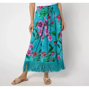 Shop All<Attitudes by Renee Regular Como Jersey Sarong Skirt - a world of fashionable women's clothing, including a wide selection of dresses and trendy accessories.